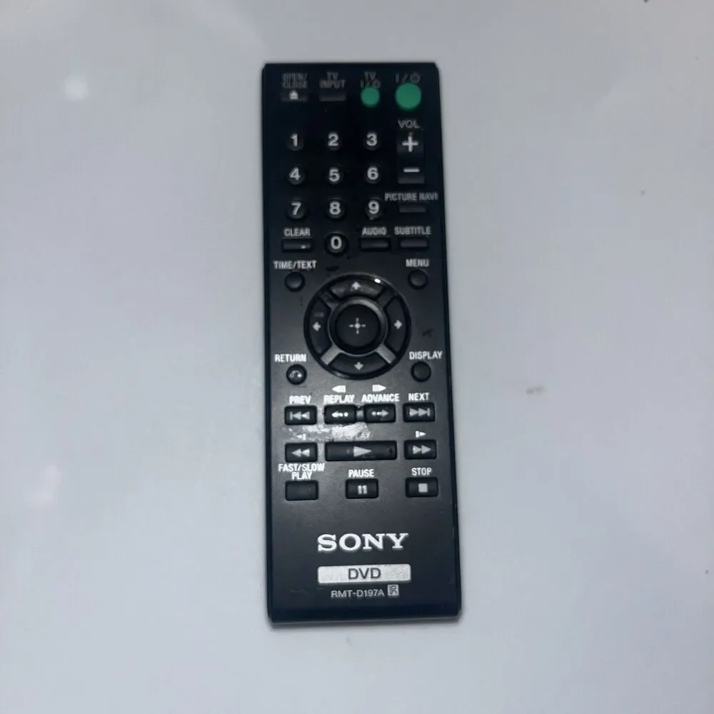 Sony Remote RMT-D187A For DVP-NS710H DVPSR200P DVP-SR200P DVP-SR500H DVD Player
